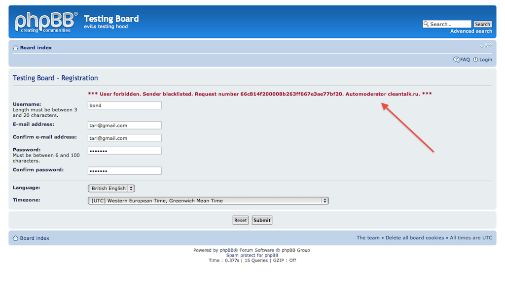 Index registration